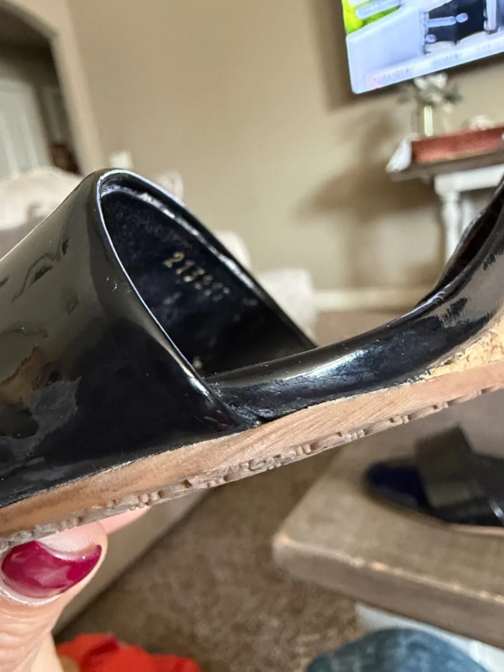 Gucci Santander Cork Wedge Ankle-Strap Sandals - Picture 10 of 10